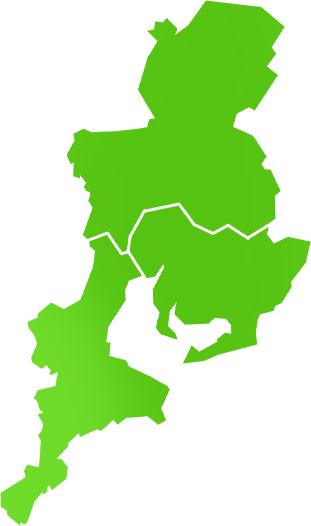 対応エリアの地図