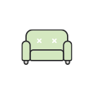 ソファのイラスト