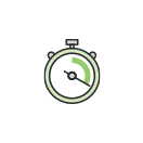 ストップウォッチのイラスト